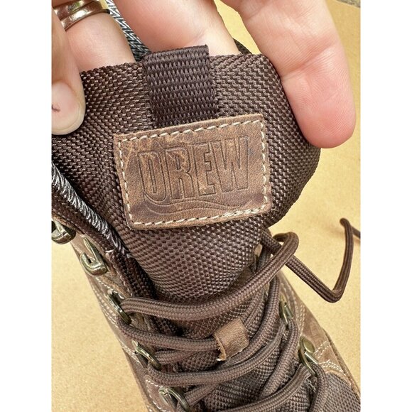 Drew Trek Boots Waterproof Men\'s Size 9.5 4W Brown Lace Up Leather main image 5